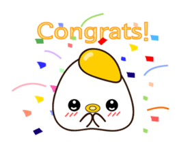 chick? Fried egg? sticker #14172247