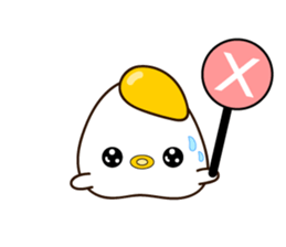 chick? Fried egg? sticker #14172249