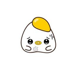 chick? Fried egg? sticker #14172250