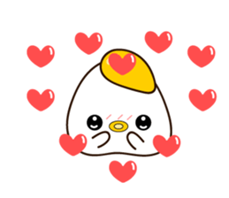 chick? Fried egg? sticker #14172252