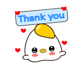 chick? Fried egg? sticker #14172253