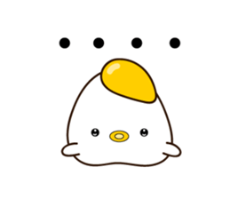 chick? Fried egg? sticker #14172255