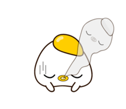 chick? Fried egg? sticker #14172256