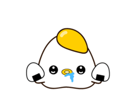 chick? Fried egg? sticker #14172257