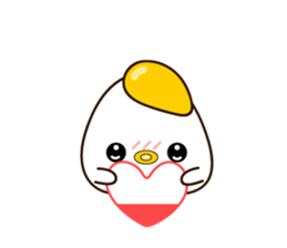 chick? Fried egg? sticker #14172259