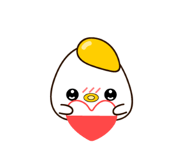 chick? Fried egg? sticker #14172260