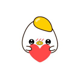 chick? Fried egg? sticker #14172261