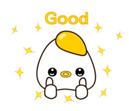 chick? Fried egg? sticker #14172262