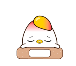 chick? Fried egg? sticker #14172266