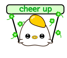 chick? Fried egg? sticker #14172267