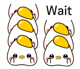 chick? Fried egg? sticker #14172268