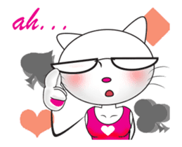 Sweetheart Cat - animated sticker sticker #14172622