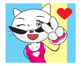 Sweetheart Cat - animated sticker sticker #14172623