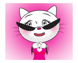 Sweetheart Cat - animated sticker sticker #14172629