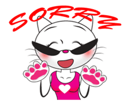 Sweetheart Cat - animated sticker sticker #14172631