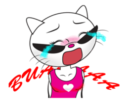 Sweetheart Cat - animated sticker sticker #14172633