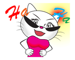 Sweetheart Cat - animated sticker sticker #14172635