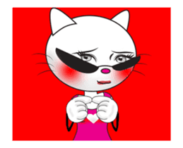 Sweetheart Cat - animated sticker sticker #14172637
