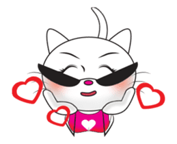 Sweetheart Cat - animated sticker sticker #14172639