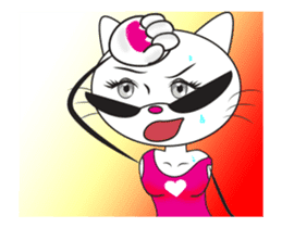 Sweetheart Cat - animated sticker sticker #14172640