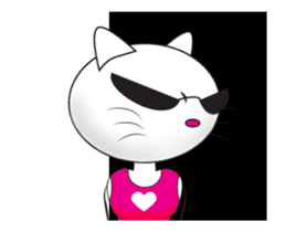 Sweetheart Cat - animated sticker sticker #14172641