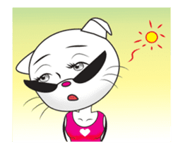 Sweetheart Cat - animated sticker sticker #14172642