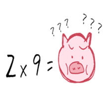 Pig. pig. pig. sticker #14172710