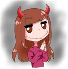 Daily life of doodle girl sticker #14172898