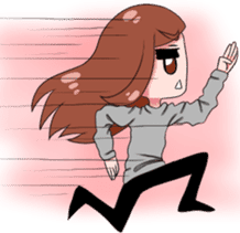 Daily life of doodle girl sticker #14172901