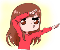 Daily life of doodle girl sticker #14172902