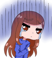 Daily life of doodle girl sticker #14172907