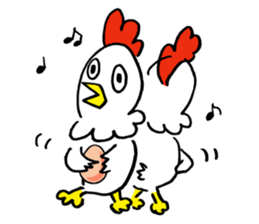 Reaction chicken sticker #14173247