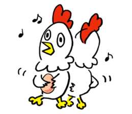 Reaction chicken sticker #14173247