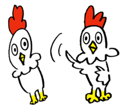 Reaction chicken sticker #14173251