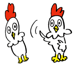 Reaction chicken sticker #14173251