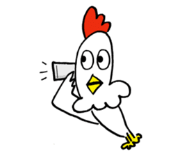 Reaction chicken sticker #14173252
