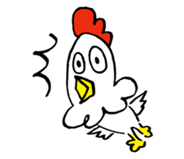Reaction chicken sticker #14173257