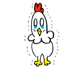 Reaction chicken sticker #14173259