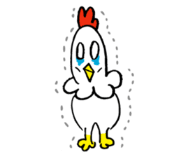 Reaction chicken sticker #14173259