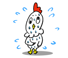Reaction chicken sticker #14173261