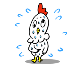Reaction chicken sticker #14173261
