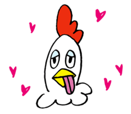 Reaction chicken sticker #14173266