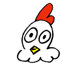 Reaction chicken sticker #14173268