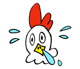 Reaction chicken sticker #14173269