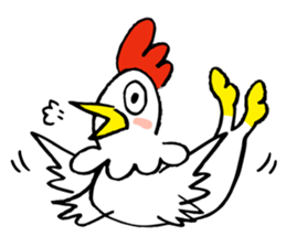 Reaction chicken sticker #14173270