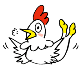 Reaction chicken sticker #14173270