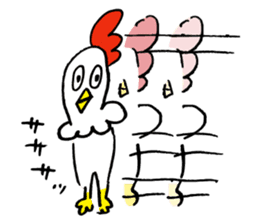 Reaction chicken sticker #14173272