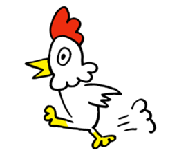Reaction chicken sticker #14173273