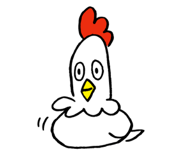 Reaction chicken sticker #14173275