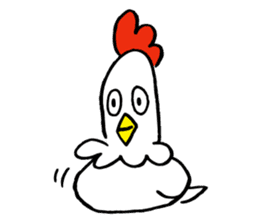 Reaction chicken sticker #14173275